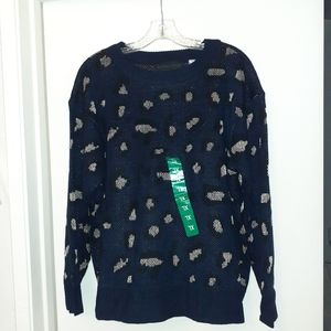 Sweater X-Large cheetah print. Nwt